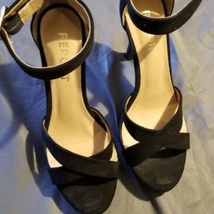 Report strapped heels